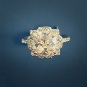 Genuine Crystal & Cubic Zirconia Ring